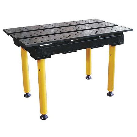 BUILDPRO Welding Table,36.5 in H,22 in D,38 in W
