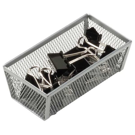 HONEY-CAN-DO Cutlery Tray,2 x 3 x 6 in,Silver
