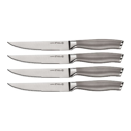 J.A. HENCKELS INTERNATIONAL Steak Knife Set,Modernist,4pc