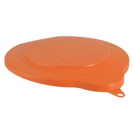 VIKAN Pail Lid,Orange,9 3/4 in Diameter