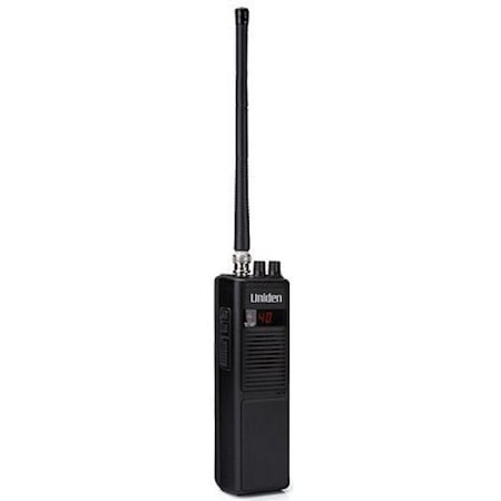UNIDEN Handheld CB Radio,40 Channels,LCD