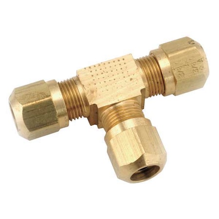 ANDERSON METALS Tee,Compression,Brass