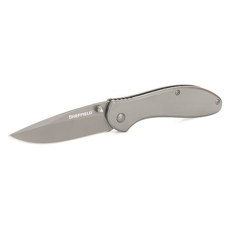SHEFFIELD Knife;Opening;Berda;3";Assisted;Grey