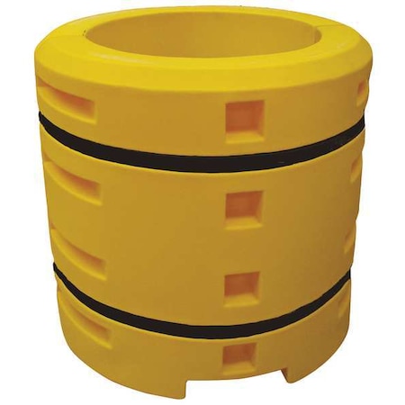 SENTRY Column Protector;Yellow;24inW;LLDPE