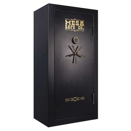 MESA SAFE CO Gun Safe,Black,22.9 cu. ft.,Electronic