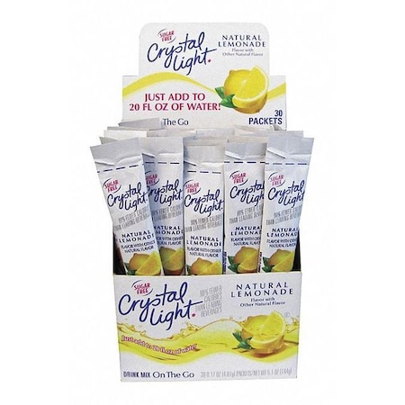 CRYSTAL LIGHT Mix,Crystal Light,Lemonade,PK30
