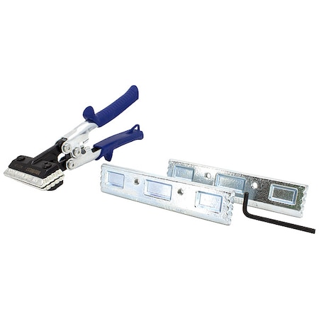 MIDWEST SNIPS Hand Seamer Set,Straight,Straight