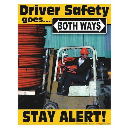 SAFETYPOSTER.COM Safety Poster,22 in x 17 in,Paper