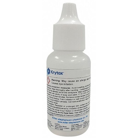 KRYTOX Oil,GPL-104,Dropper Bottle,8 oz.
