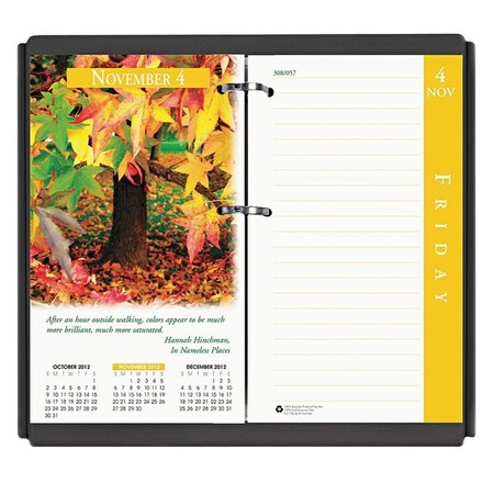 HOUSE OF DOOLITTLE Calendar Refill,Daily,3-1/2 x6 In,Nature