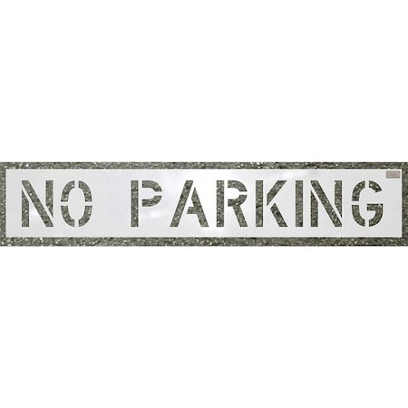 C.H. HANSON Stencil,No Parking,30 x 46 In.