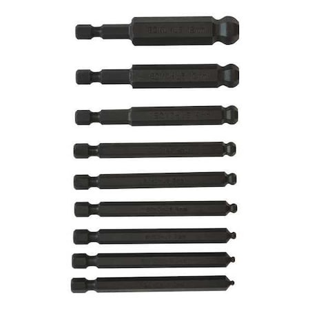 BONDHUS Set 9 Baldrvr Power Bits Mm