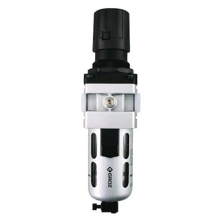 GROZ Filt-Reg,1/4&NPT,63 cfm,40 micron