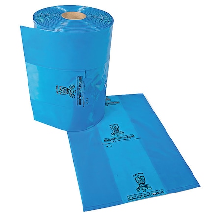 ARMOR POLY Open End Poly Bag,Gusseted,PK35