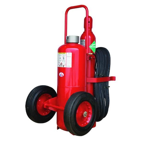BADGER Wheeled Fire Extinguisher,ABC,Red