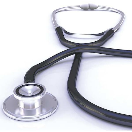DYNAREX Sprague Rapport Stethoscope,Black,PK50