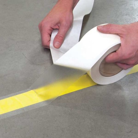 INCOM MFG Floor Tape,Clear,3 inx54 ft,Roll