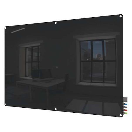 GHENT Dry Erase Board,Non-Magnetic,Glass,72&W