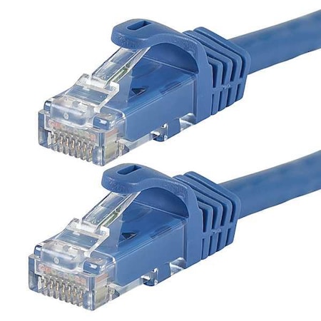 MONOPRICE Patch Cord,Cat 6,Flexboot,Blue,7.0 ft.