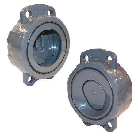 HAYWARD FLOW CONTROL Wafer Check Valve,2.9063 in Overall L