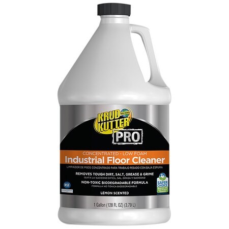KRUD KUTTER IndustrialLowFoamFloo Cleaner;128 oz;PK4