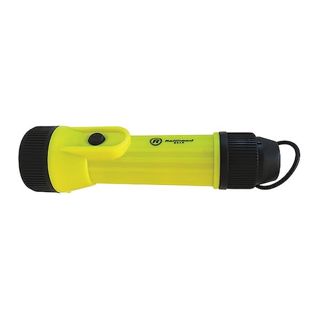 RAILHEAD GEAR Handheld Flashlight,Plastic,Yellow,150lm