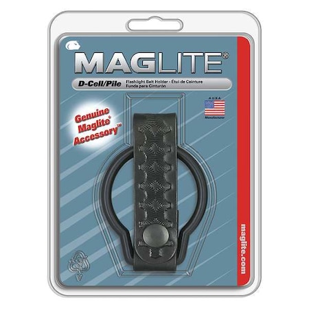 MAGLITE Flashlight Holster,Black,3-5/8 in. H