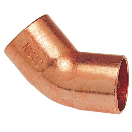 NIBCO Elbow,45 Deg.,Wrot Copper,6