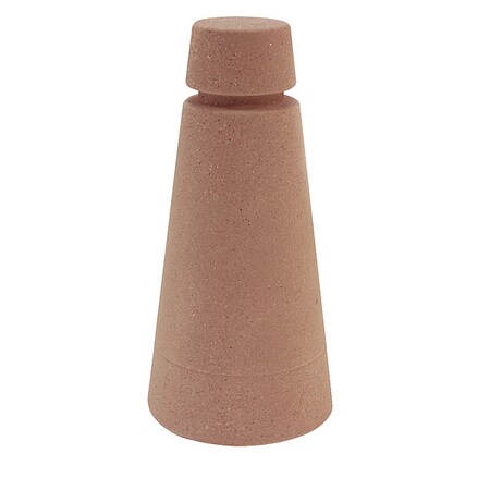 WAUSAU TILE Bollard,Round,9in.Lx18in.Wx34in.H