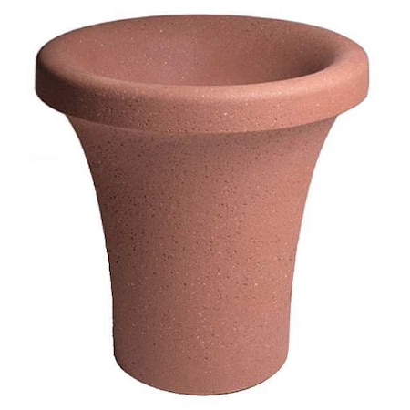 WAUSAU TILE Planter,Round,24in.Lx24in.Wx30in.H