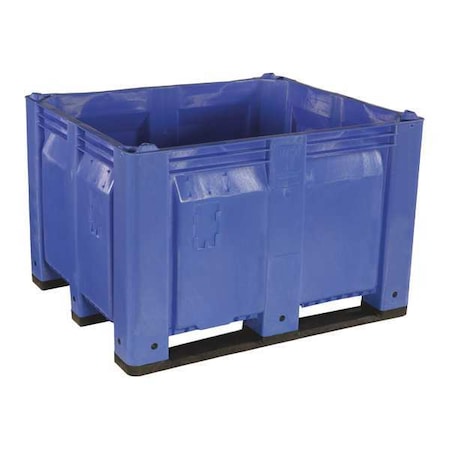 DECADE PRODUCTS Bulk Container,Blue,Solid,40 in