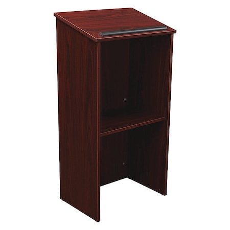 OKLAHOMA SOUND Lectern,46.5 in H,Mahogany