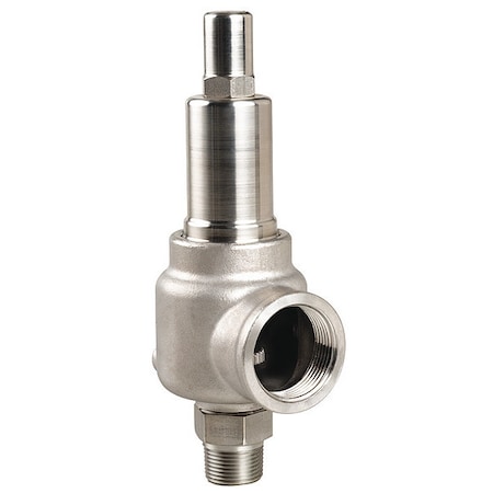 AQUATROL Sfty Vlv,500 psi,1 MNPT x 1 FNPT Series