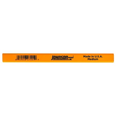 JOHNSON LEVEL &,amp, TOOL Pencil,Carpenter,Pk12