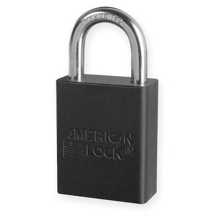 AMERICAN LOCK Lockout Padlock,KD,Black,1-7/8