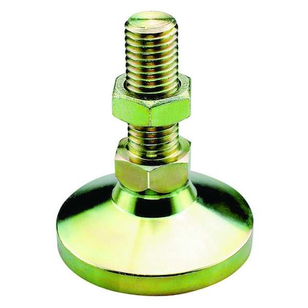 S &, W Leveling Mount,Swivel Stud,1-8,4 in Base