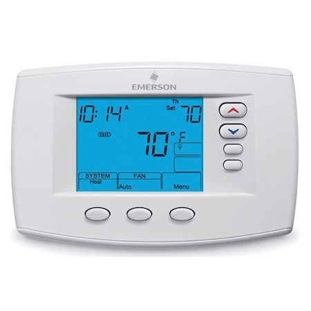 WHITE-RODGERS Low Volt Prog Tstat Heat/Cool,20-30V AC
