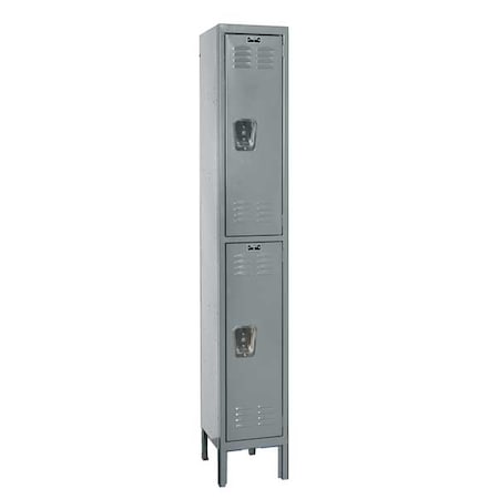 HALLOWELL Lckr;2x1Lckr;Drk Gry;66&quot;x12&quot;x12&quot;;UnAssm