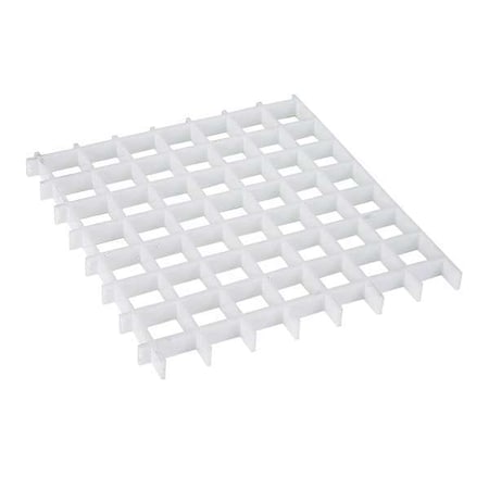 POLYMERSHAPES Light Panel,Parabolic,4 ft L,PK5