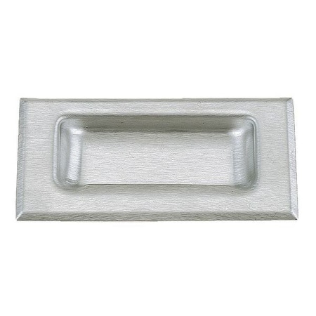 SUGATSUNE Recessed Pull Handle, Silver, SS