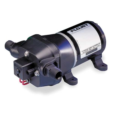 FLOJET Potable Wtr Pump;PolyP;4Cmb;3.3gpm;35psi