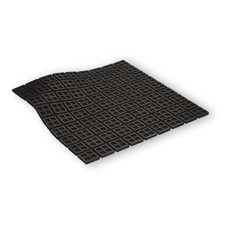 MASON INDUSTRIES Vibration Isolator Pad,3/8 in H