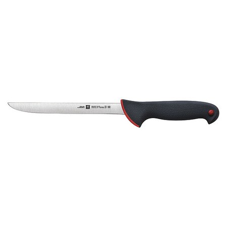 ZWILLING J.A. HENCKELS Knife,Filleting,8& L,Black Handle