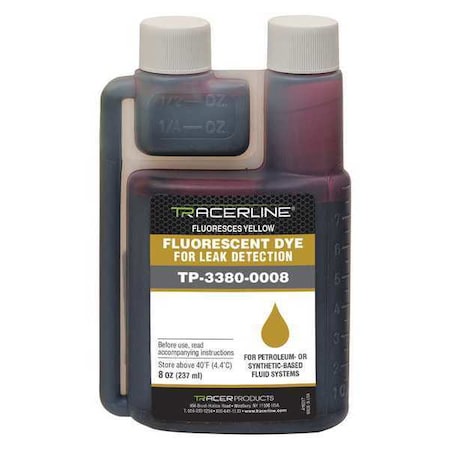TRACERLINE Fluorescent Leak Detection Dye; Yellow