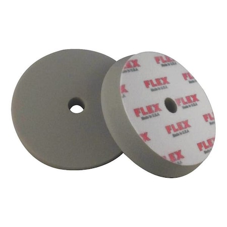 FLEX NORTH AMERICA Polishing Pad,6-1/2& Size,Foam,Gray