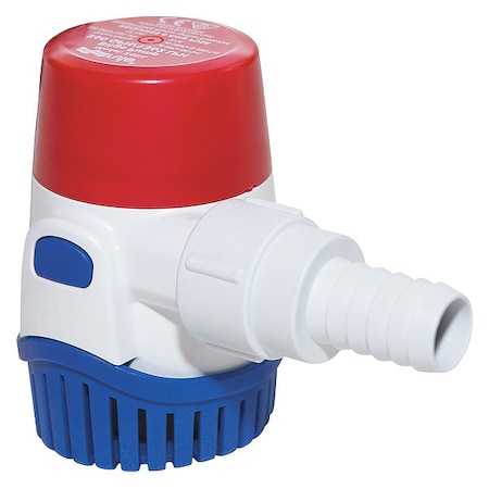 RULE Bilge Pump,ABS,Nylon,SS,12VDC,3/4& NPS