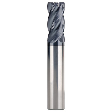 SGS TOOL Cor Rad End Mill,1/4&,Carb,0.0200& rad