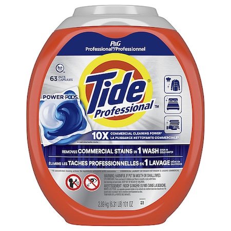 TIDE Laundry Detergent,Liquid/Pods,4 pk