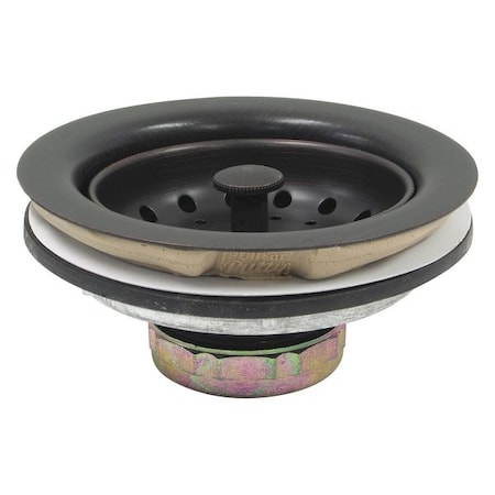 PERFECT PUTTY SS; Zinc;Basket Strainer;4-1/2in