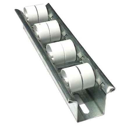 ASHLAND CONVEYOR Flow Rail,10Ft L,3InOAW,U-Channel